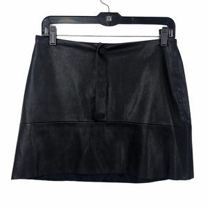 Zara Faux Leather Mini Skirt #82